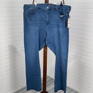 Not Your Daughters Jeans Women 24WL Blue Amour Silhouette Slim Bootcut‎ Long NWT